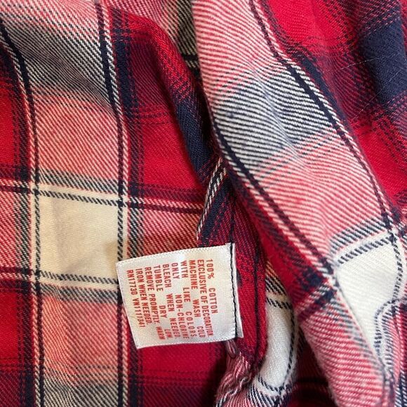Plaid button down flannel  - Picture 6 of 7